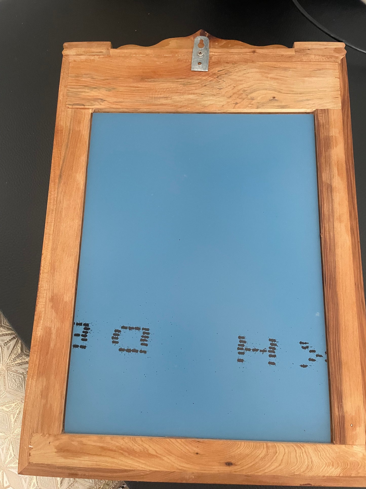 Miroir Artisanal Marocain en Bois de Cèdre – Décoration Murale Orientale