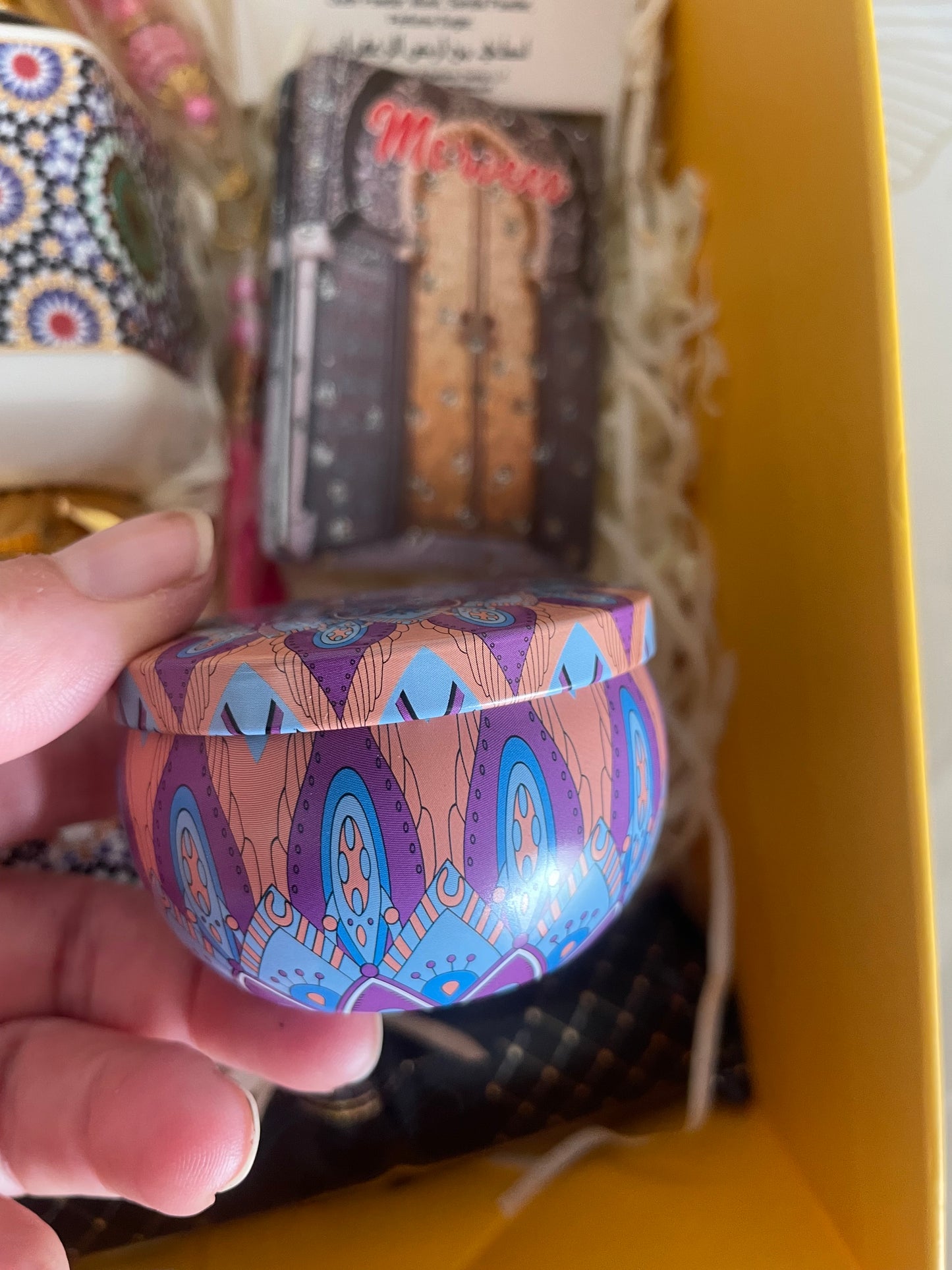 Coffrets cadeaux Senteurs Orientales -Encens, Bougie& Soins du Maroc