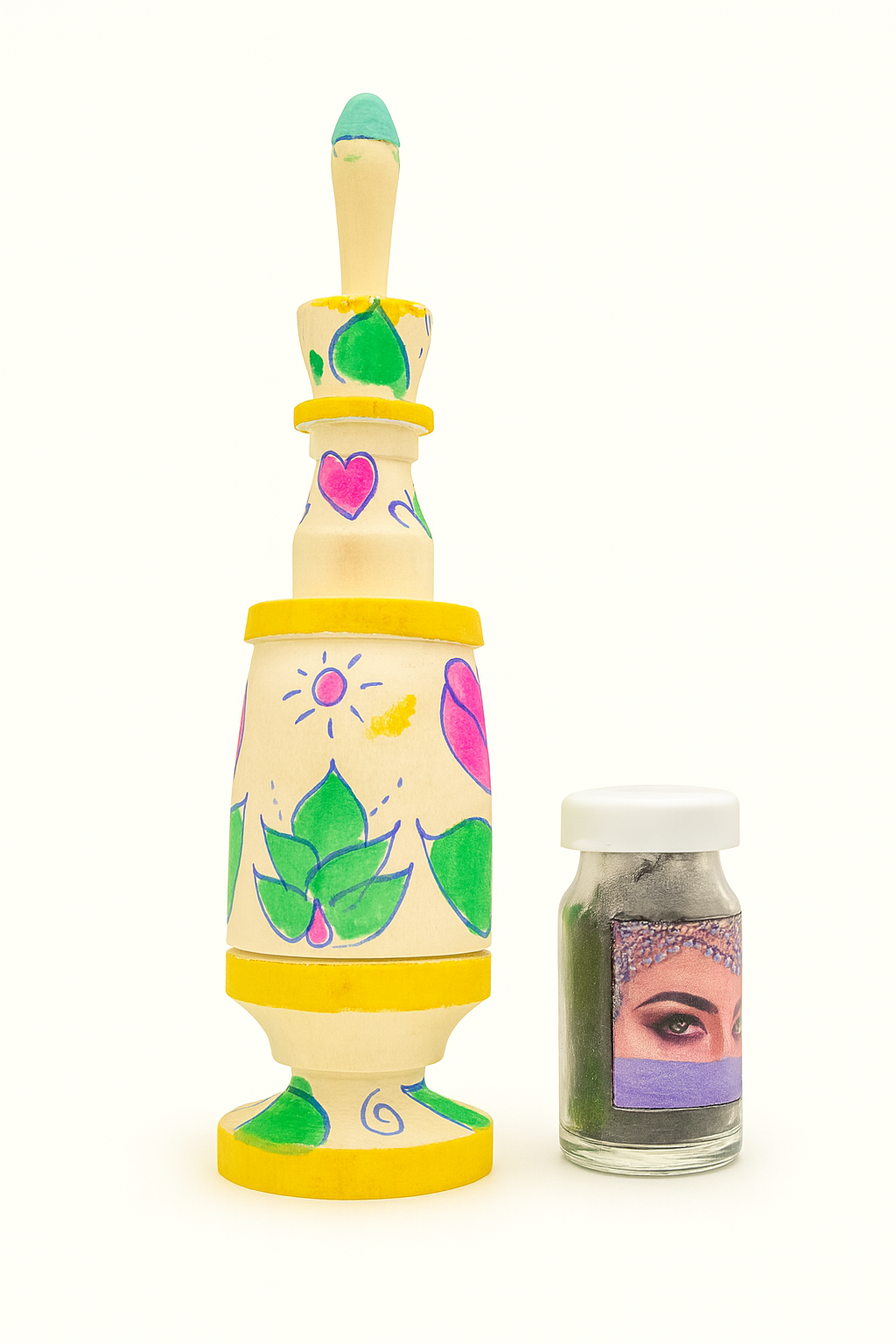 Khol Traditionnel Marocain – Maquillage Naturel pour un Regard Intense