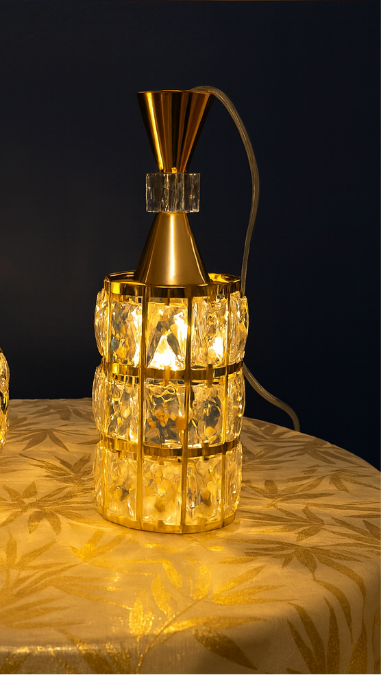 Lustres cristal cylindrique