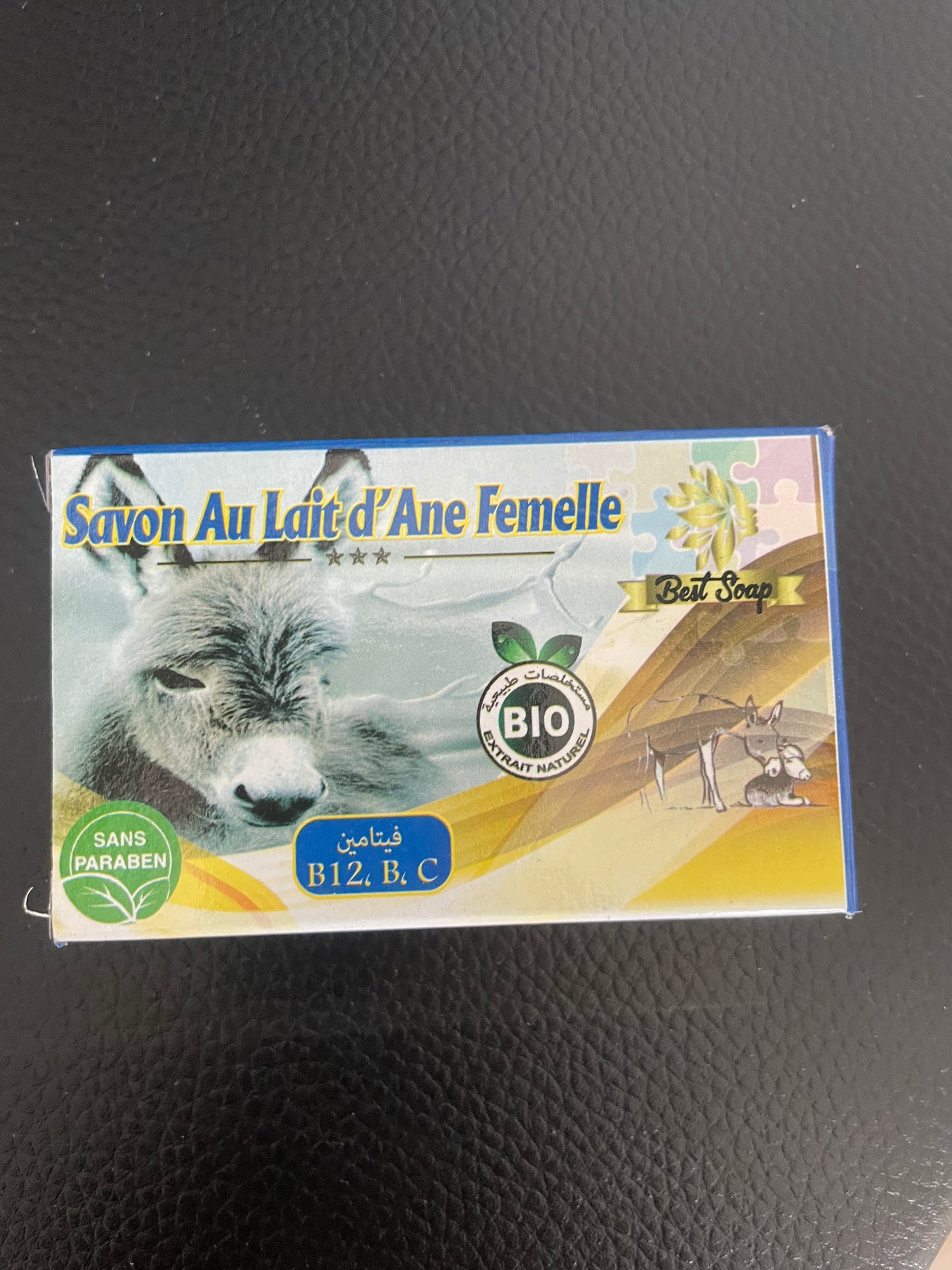 Savon Naturel au Lait d’Ânesse – Hydratation & Douceur Peau 100g