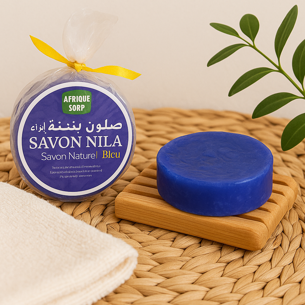 Savon Nila bleue -Eclat&Douceur-100% Naturel