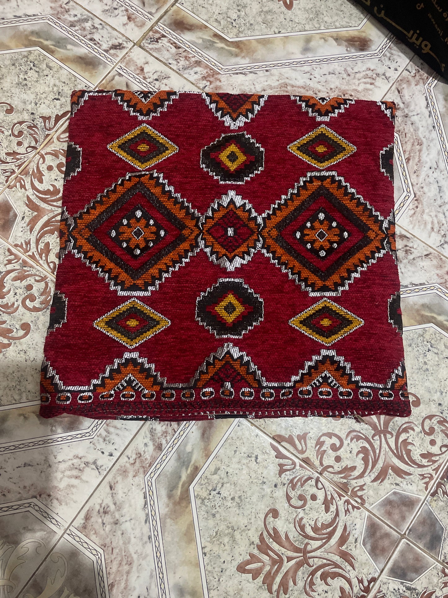 Lot 2 Housses de coussin berbères 30x30 cm – Décoration artisanale orientale