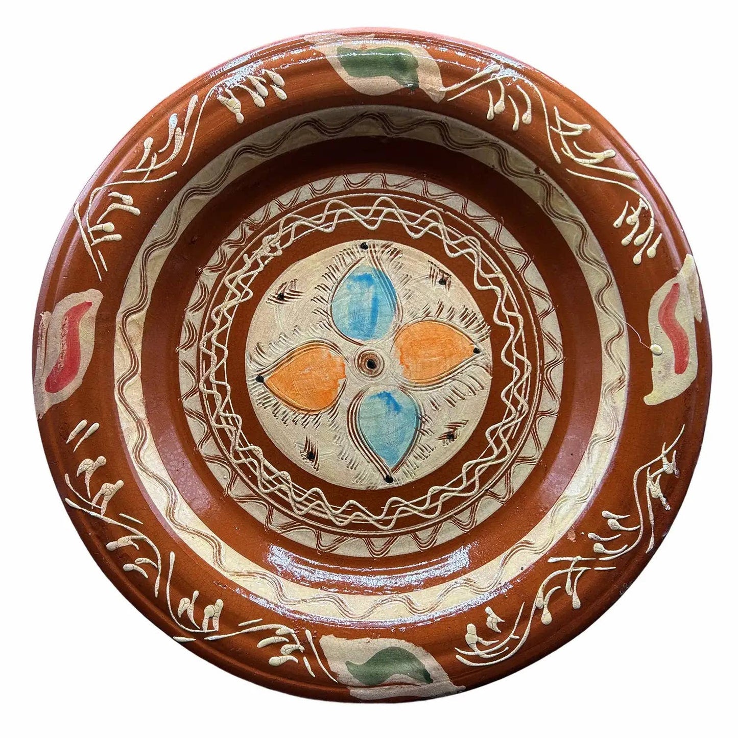 Plat Couscous Terre Cuite Artisanat Marocain Ø37 cm #3