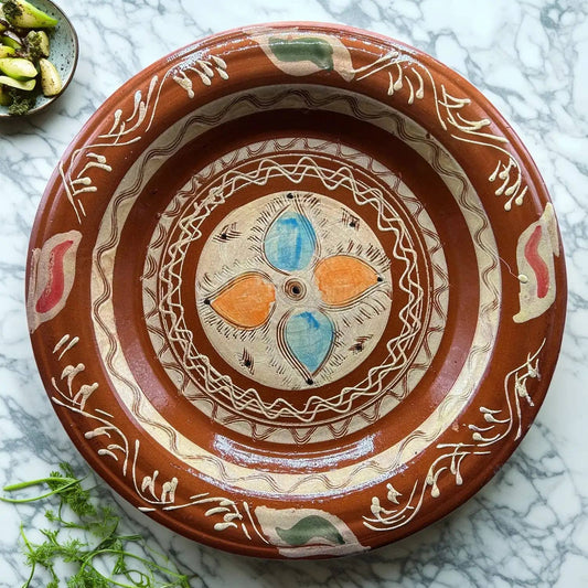 Plat Couscous Terre Cuite Artisanat Marocain Ø37 cm #3