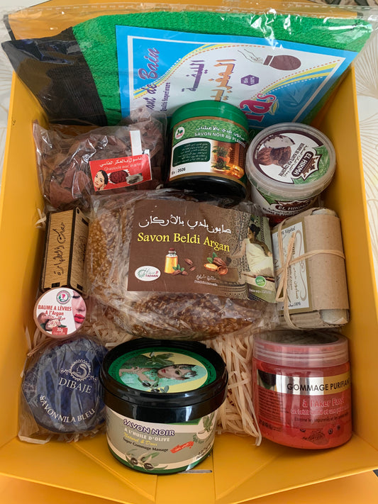 🕌 Coffret Hammam Oriental – Rituel Bien-Être du Maroc