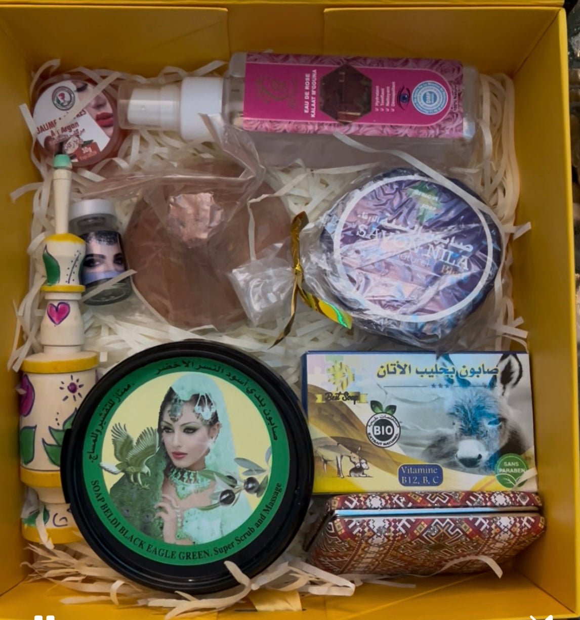 Coffret beauté oriental – Petit modèle 🎁 Soins & senteurs authentiques du Maroc