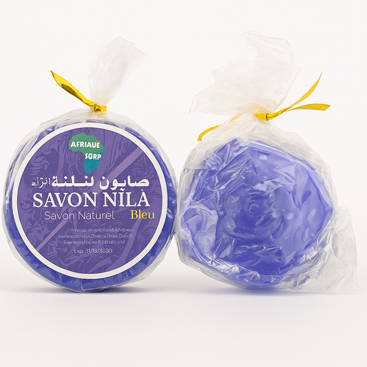 Savon Nila bleue -Eclat&Douceur-100% Naturel